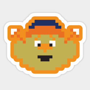 (HOU) Baseball Mascot Sticker